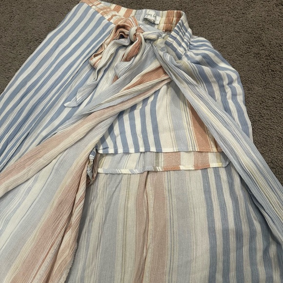 South Moon Juniper blu flowy beach pants - Picture 3 of 7